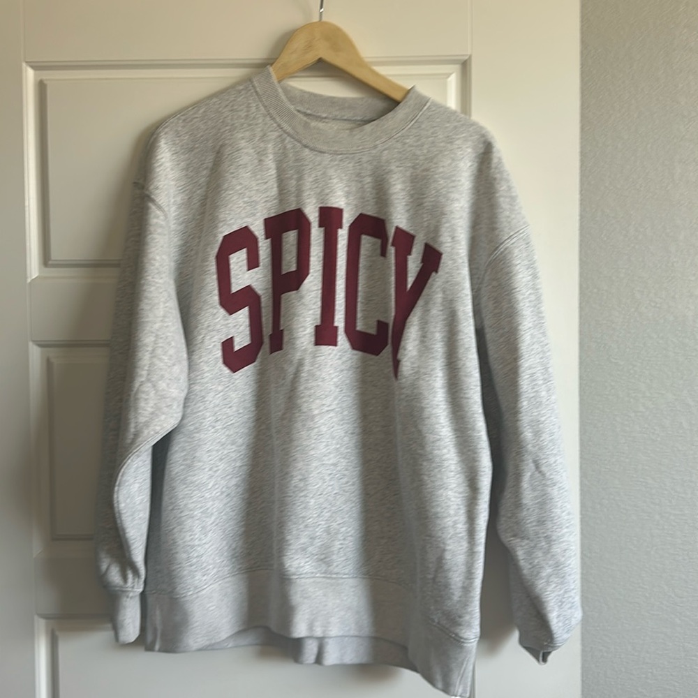 Abercrombie “spicy” sweatshirt size M